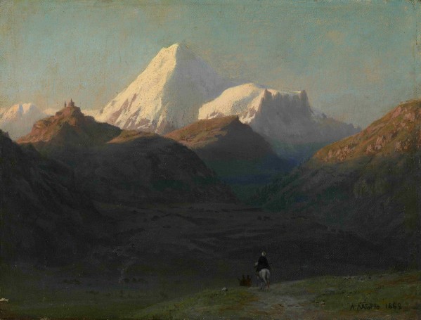 Mountain Landscape by Lev Lagorio
